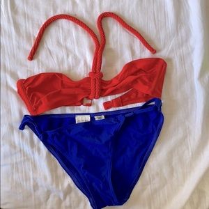 Hermes Blue and Magenta Bikini